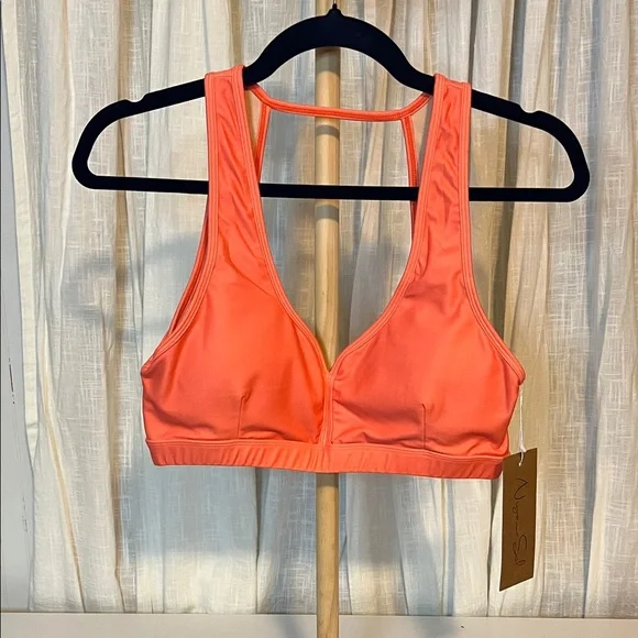 Niyama Sol Eclipse Sports Bra in Coral, Size M/L - Picture 2 of 5
